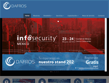 Tablet Screenshot of dafros.com